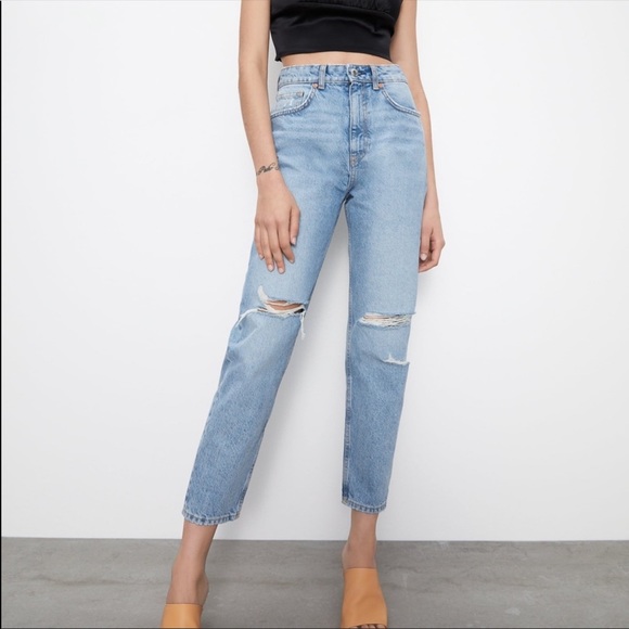 Zara | Jeans | Zara Mom Fit Jeans Nwt | Poshmark